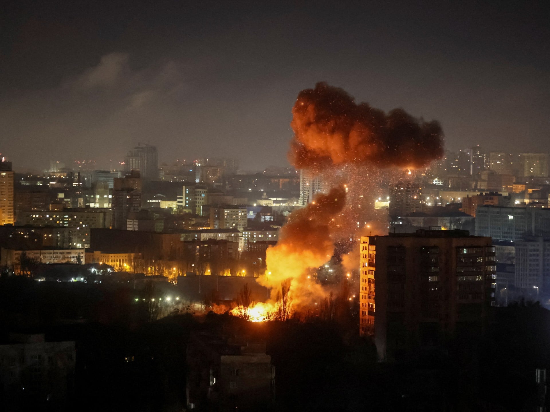 Kyiv Hit by Major Drone Attack; Russia Claims Mass Interceptions