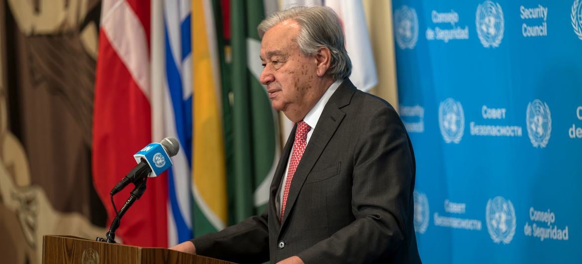 UN Chief Condemns Arson Attack on West Bank Mosque