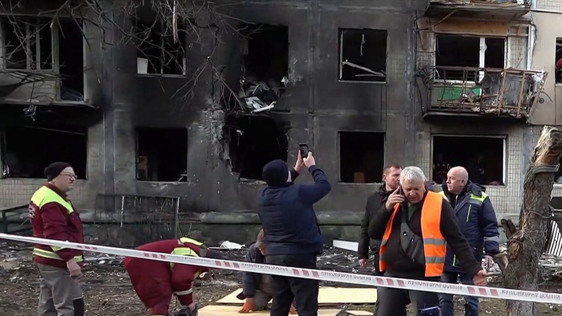 Extensive Russian Attacks Target Ukrainian Capital, Kyiv