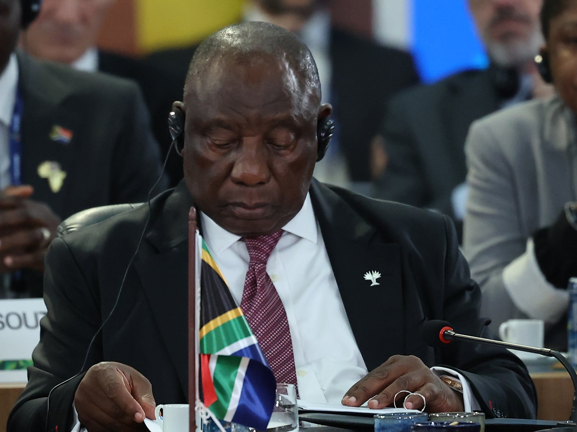 South Africa to Symbolically Hand G20 Presidency to Absent US