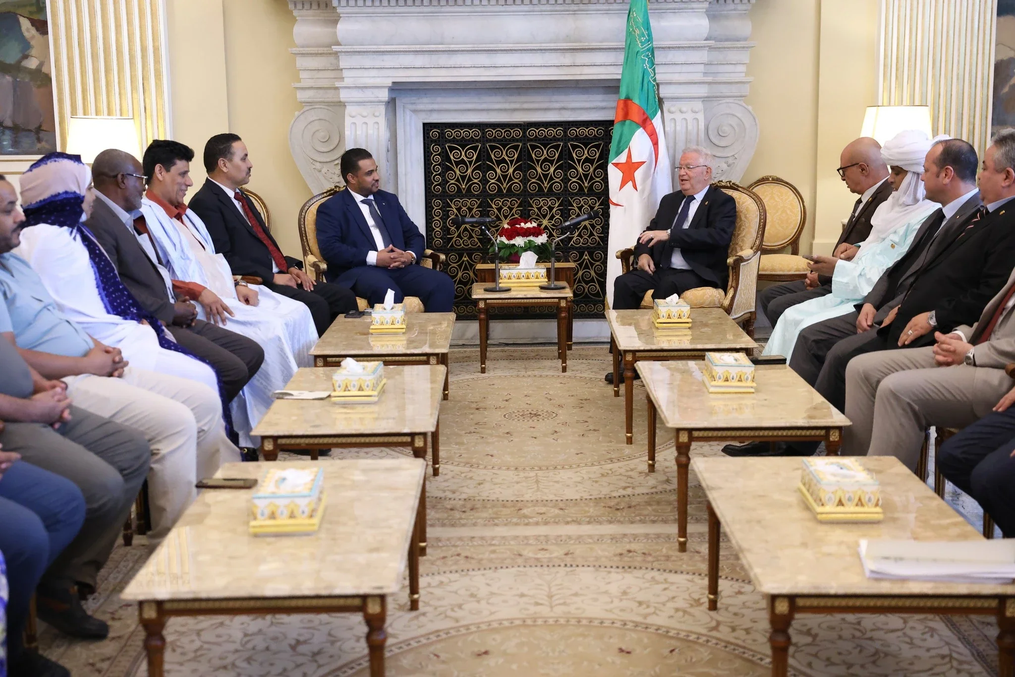 Senate President Nasseri Receives Delegation from Tindouf Provincial Assembly