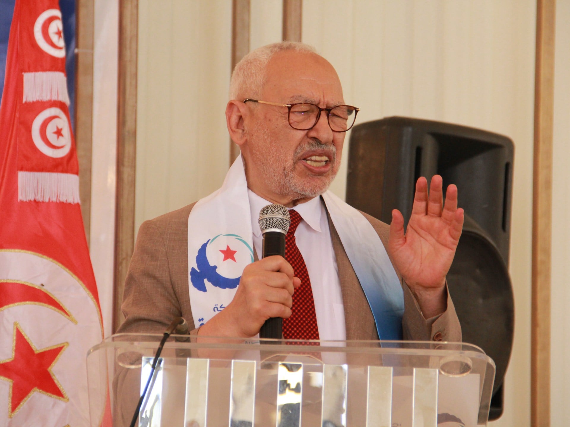 Ennahda Condemns New Prison Sentence for Ghannouchi