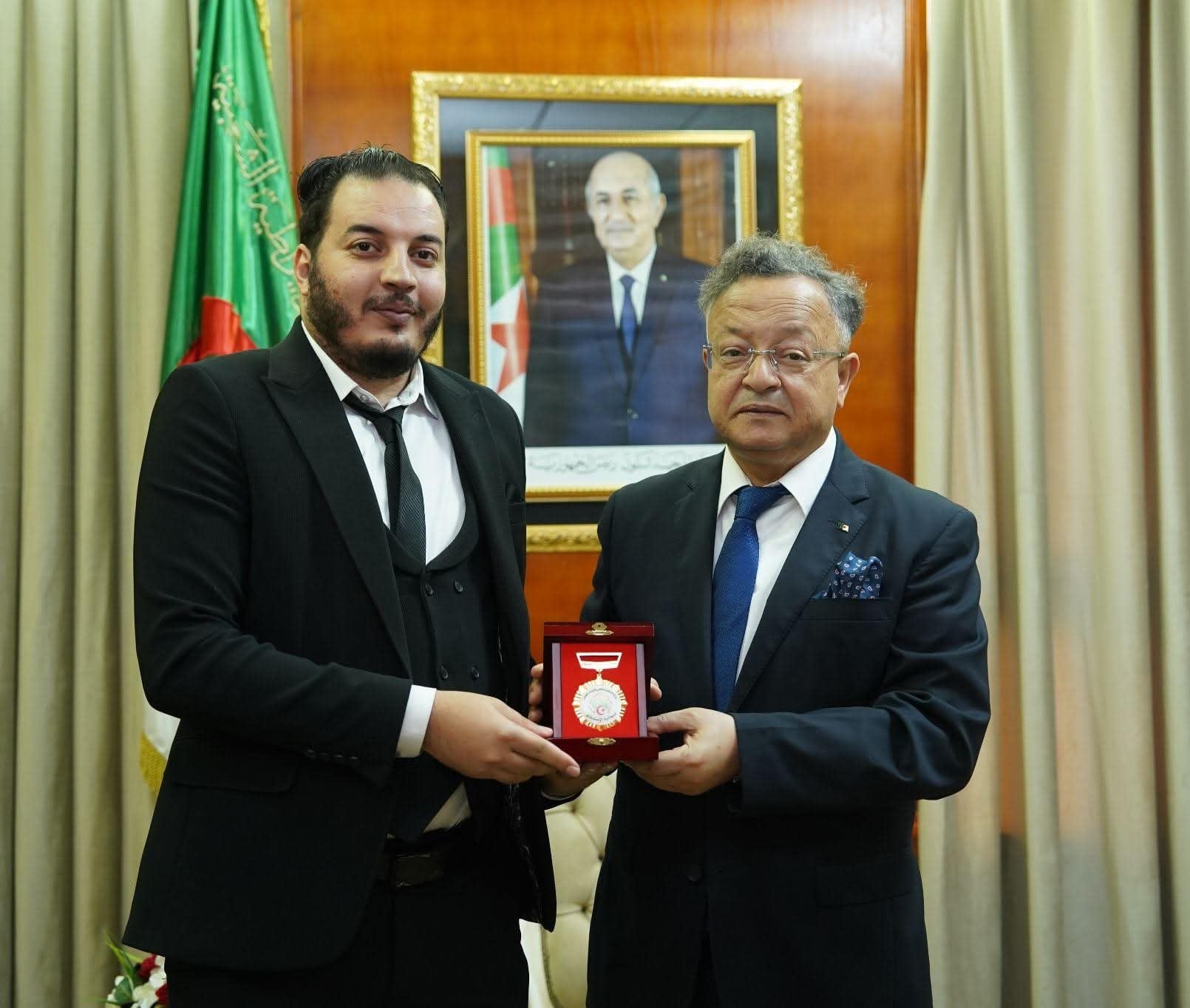 Minister Bedari Honors Young Entrepreneur for Mediterranean Initiative