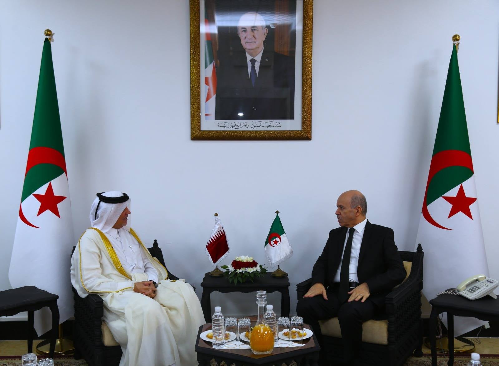 Minister Saihi Receives Qatari Ambassador in Algiers