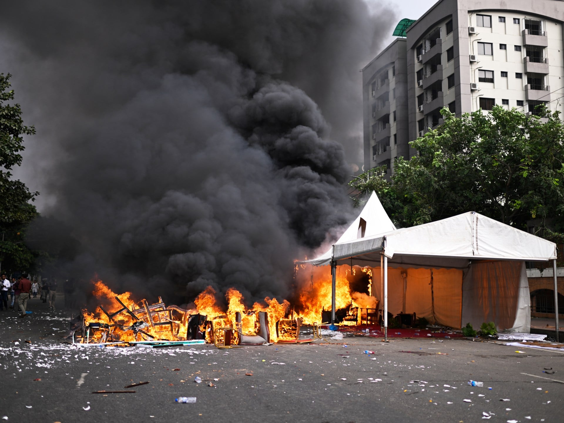 Tensions Rise in Dhaka Ahead of Sheikh Hasina Verdict