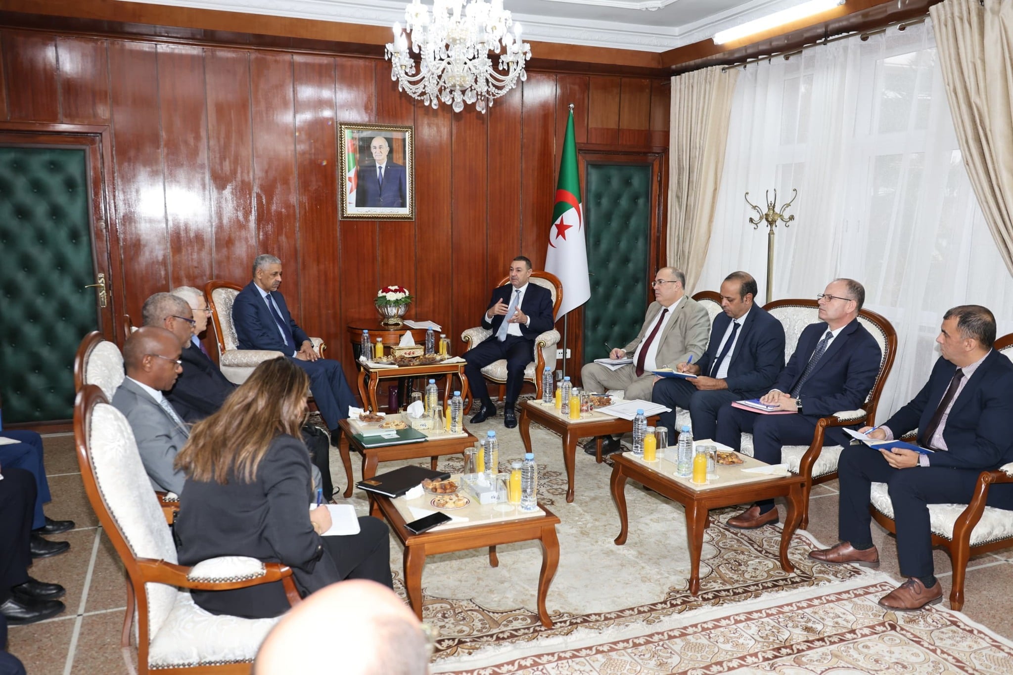 Minister Seioud Meets African Development Bank President