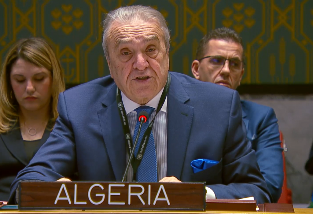 Algeria Condemns Starvation as a Weapon of War at UN
