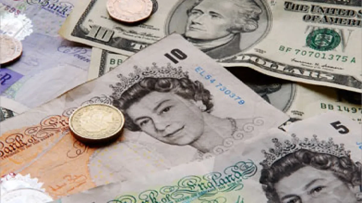 Pound Sterling Slides Against US Dollar in Latest Trading
