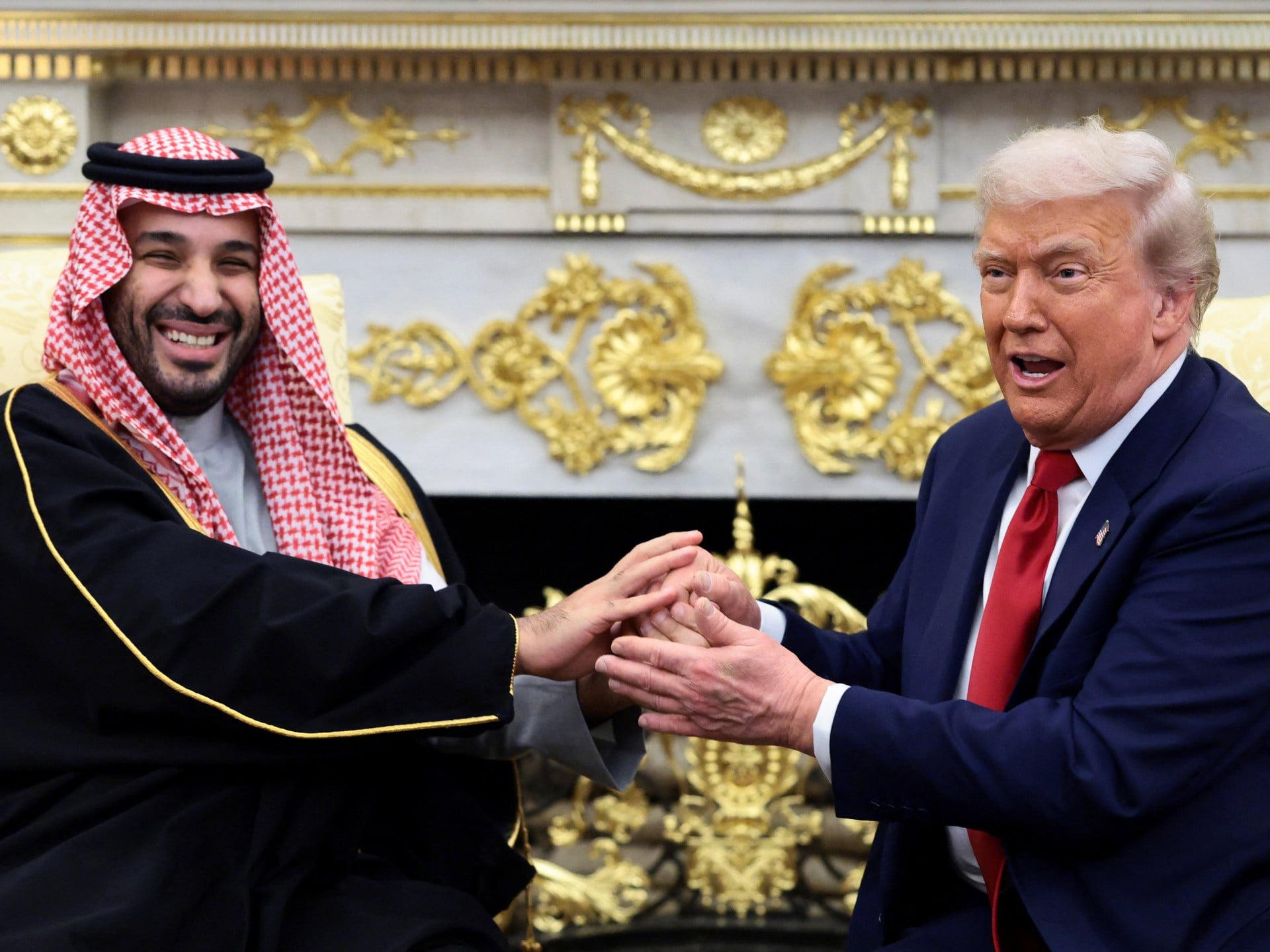 Trump Pushes Gaza Talks as Saudi Crown Prince Affirms Two-State Solution