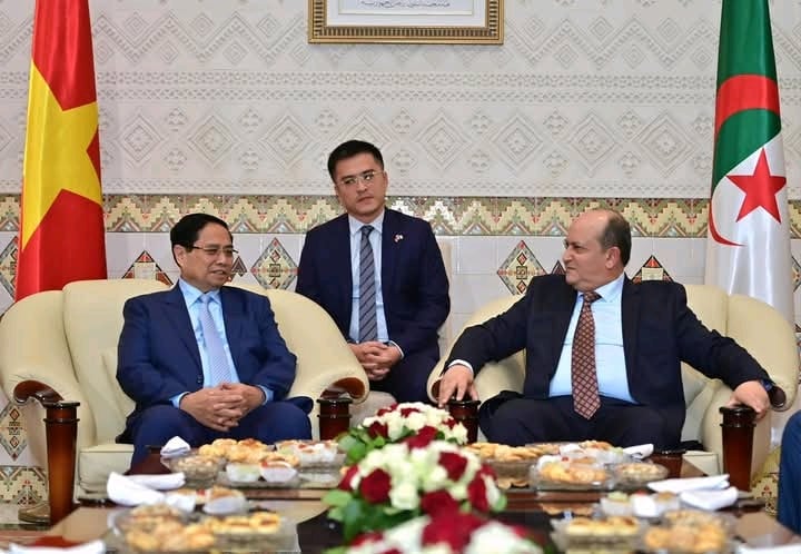Algerian Prime Minister Meets Vietnamese Counterpart in Algiers