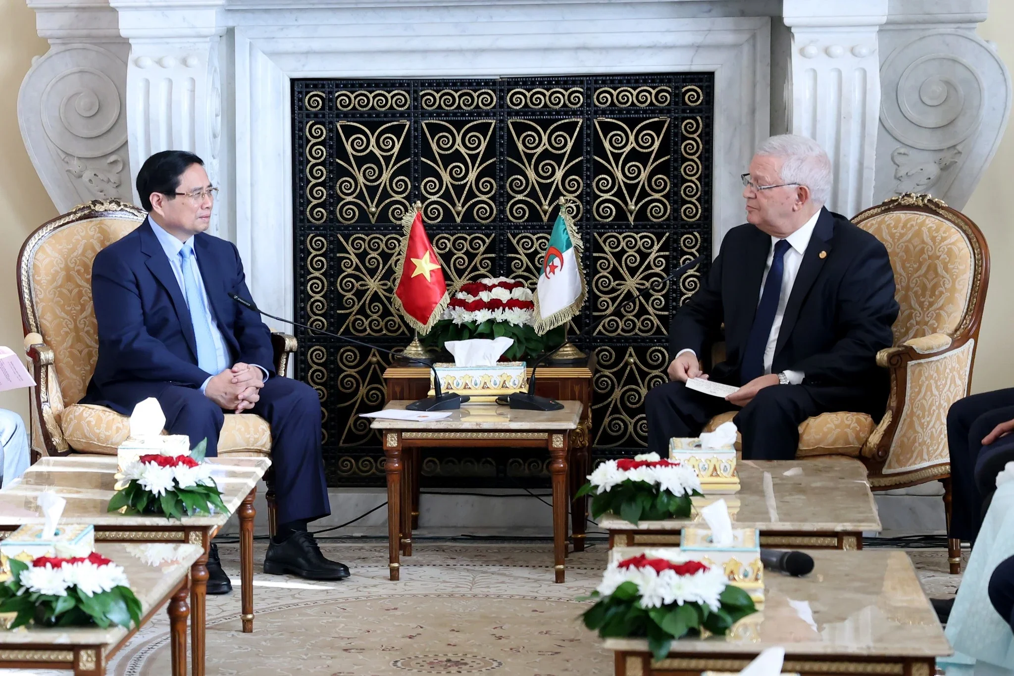 Algerian Senate President Receives Vietnamese Prime Minister