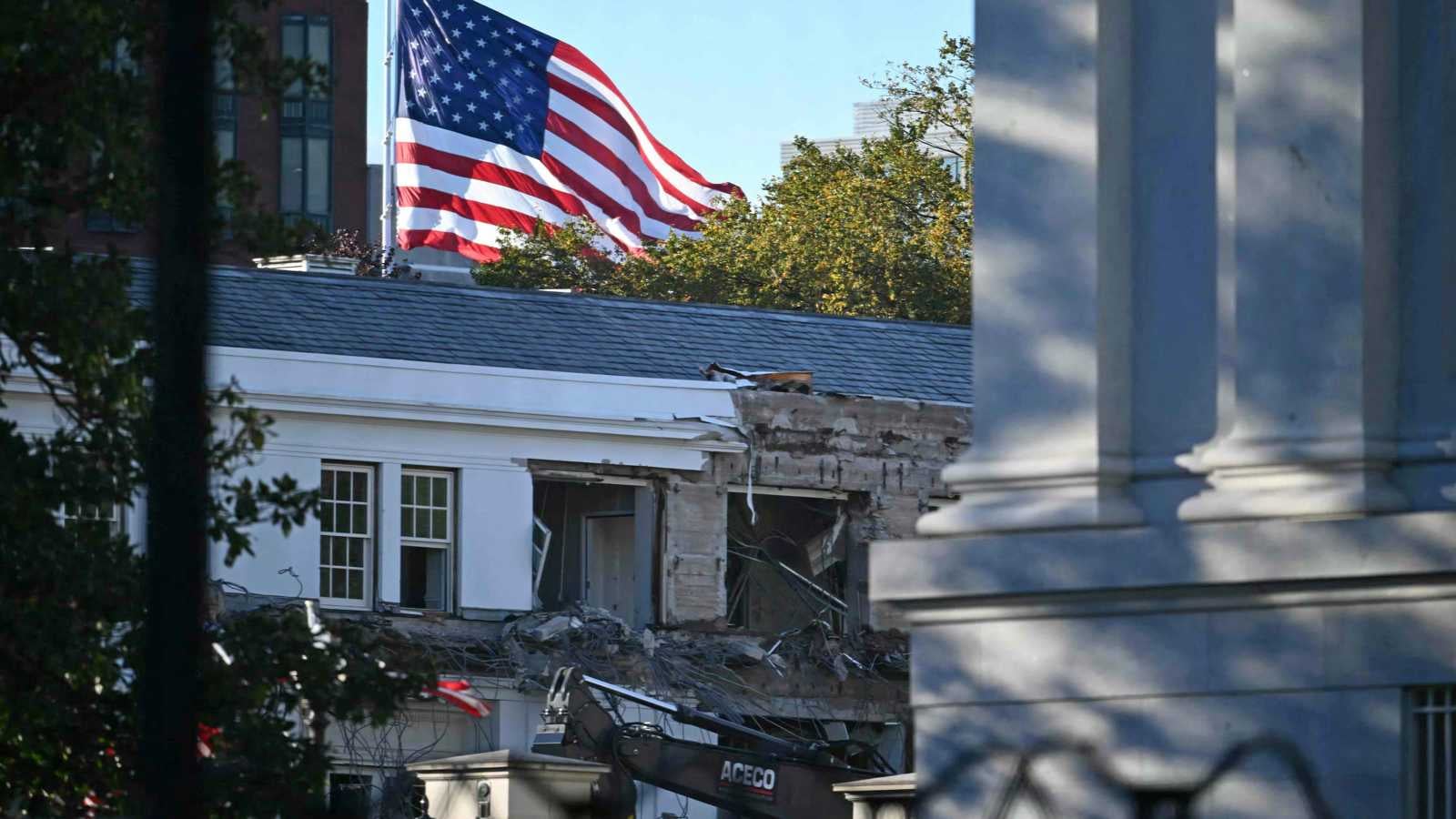 Trump Orders Partial Demolition of White House for Ballroom