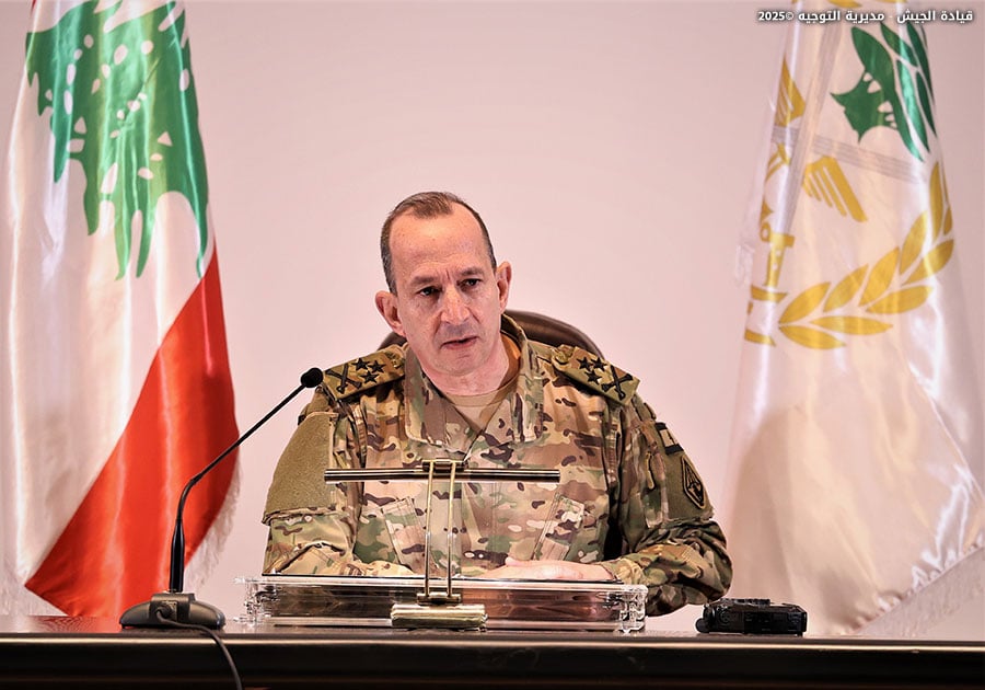 Lebanon at Critical Juncture, Army Chief Warns
