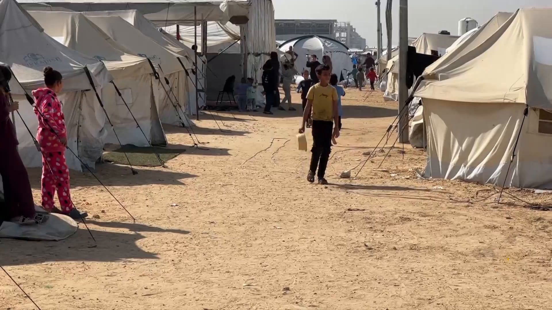 Gaza’s Children Endure Dire Conditions in Displacement Camps