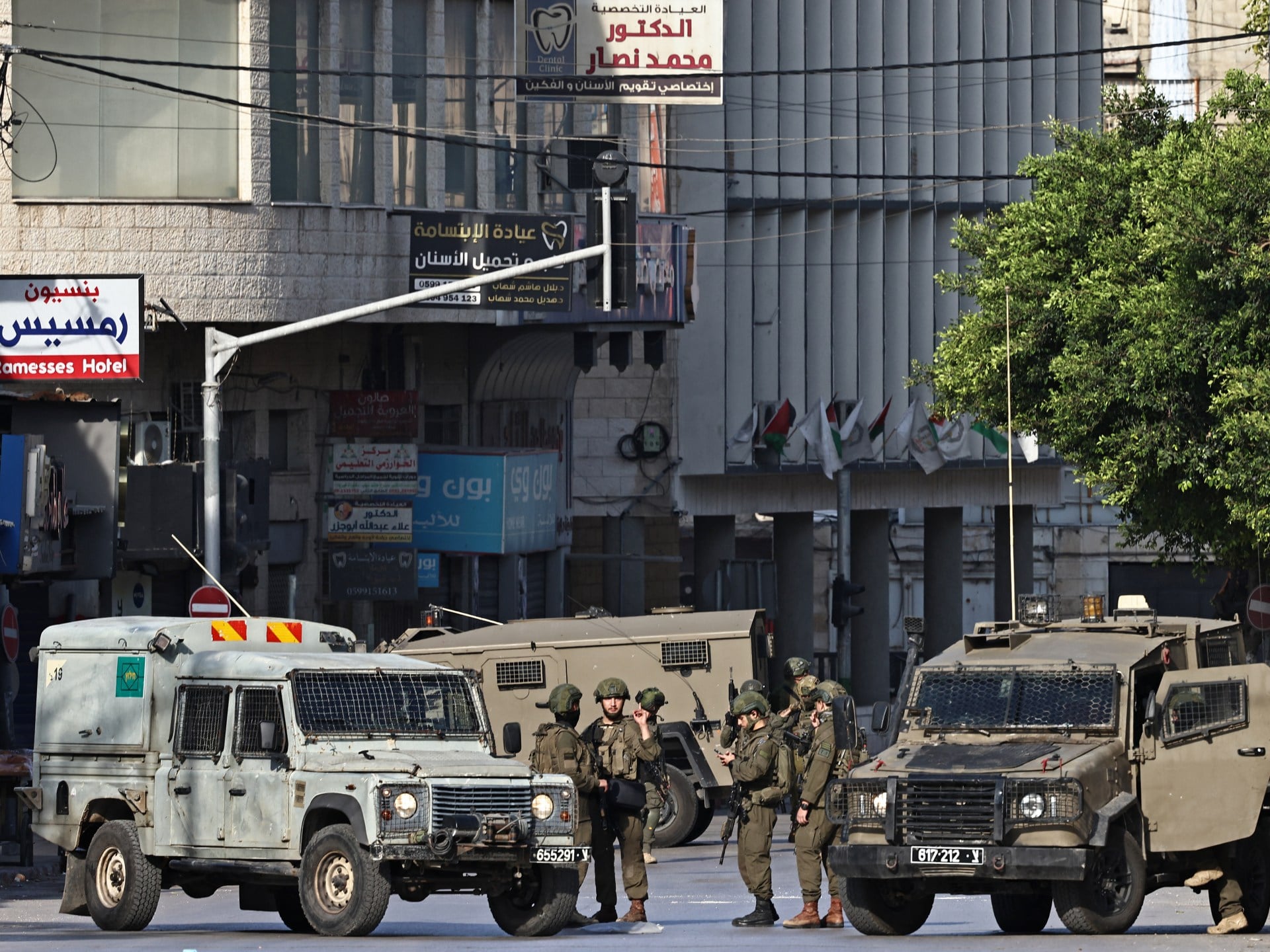Israeli Forces Conduct Raids, Settlers Torch Agricultural Facility
