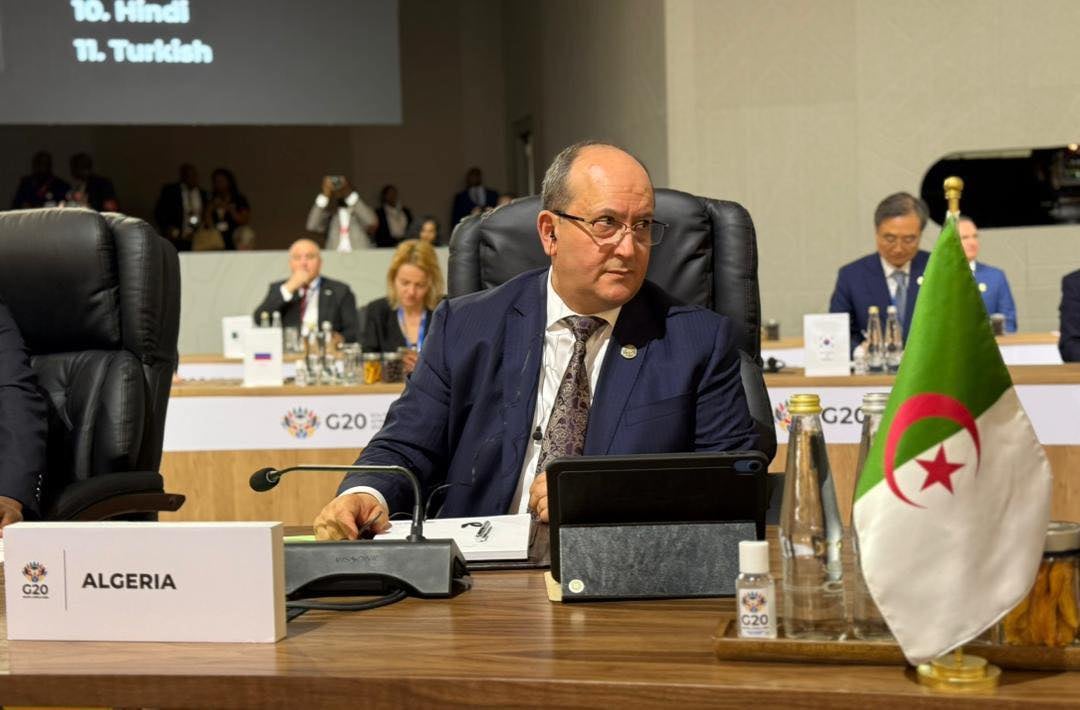 Prime Minister Greb Represents Algeria at G20 Summit in South Africa