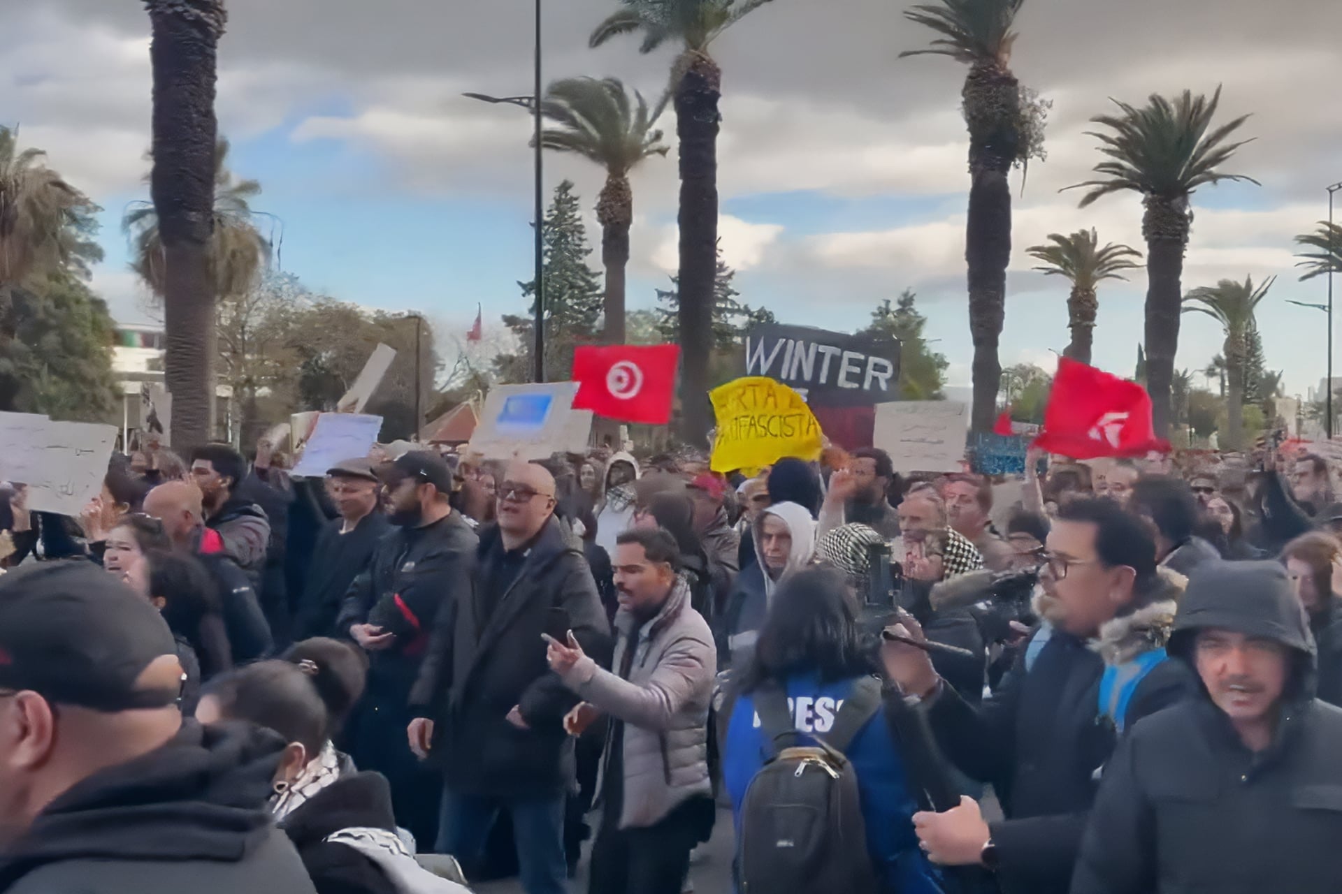 Massive Protest Erupts in Tunis Against “Injustice”