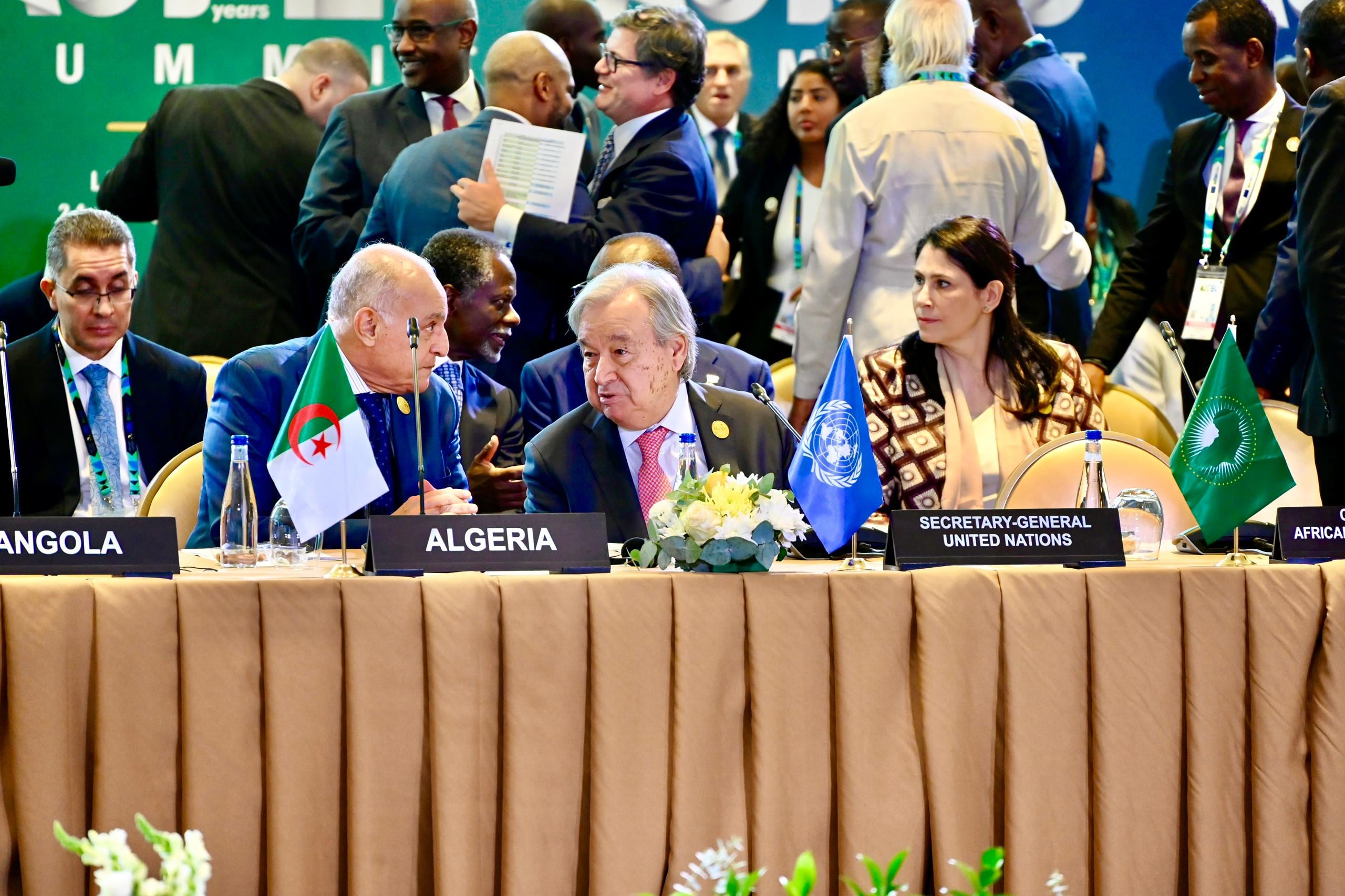 Attaf Represents Algeria at AU-EU Summit in Angola