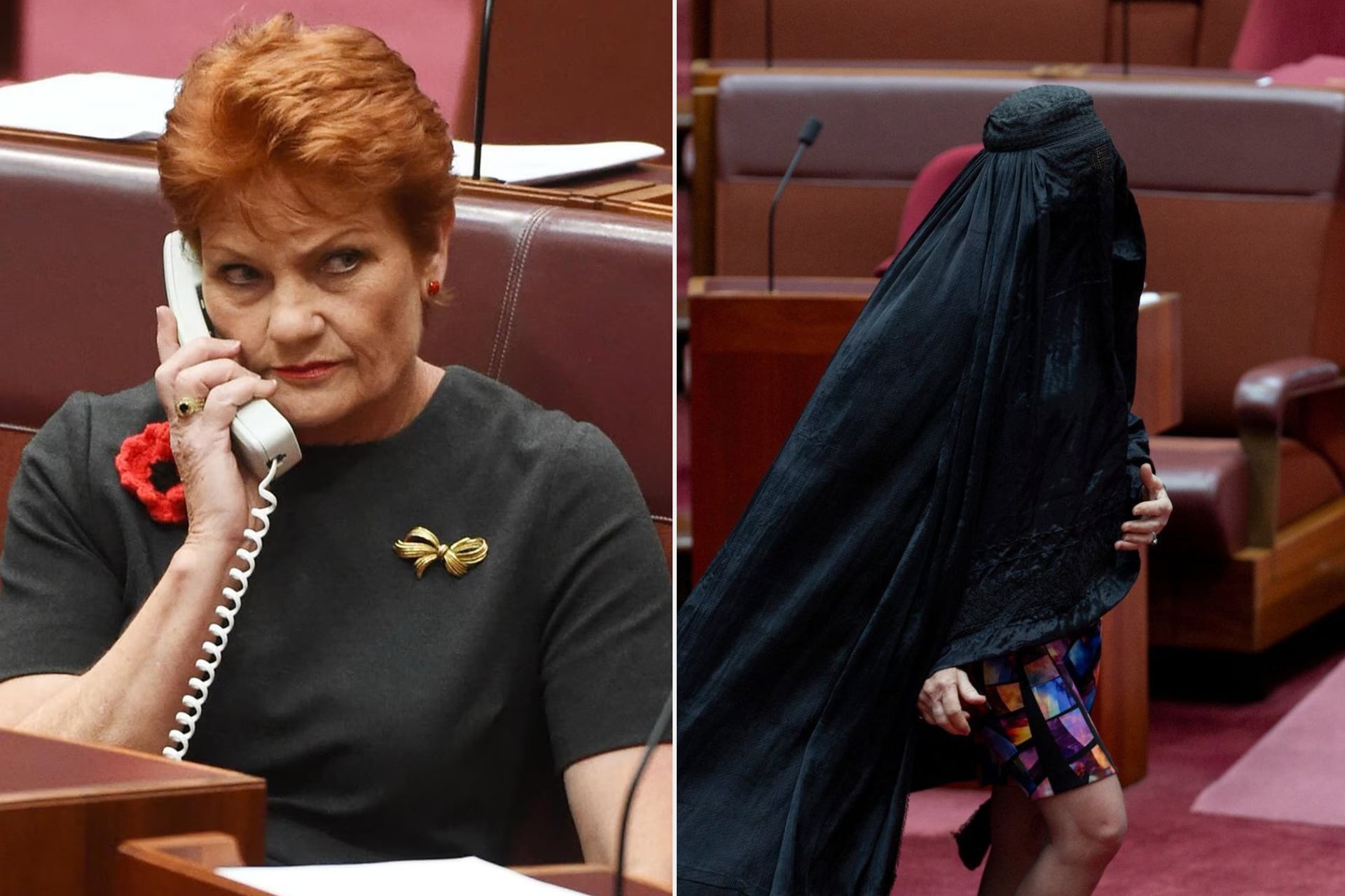 Australian Senator’s Burqa Stunt Sparks Outrage