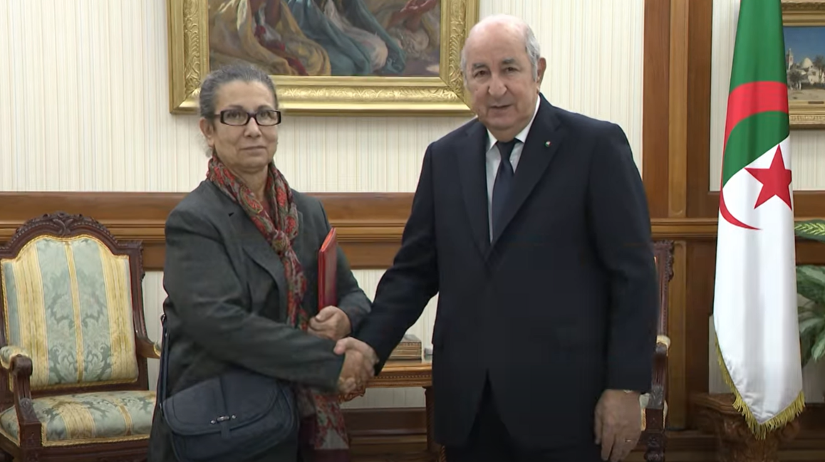 President Tebboune Meets Labor Party Secretary General Hanoune
