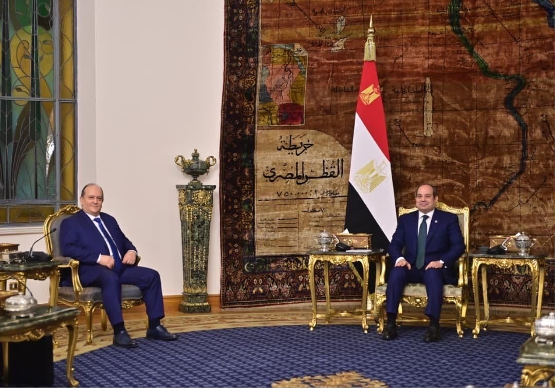 Prime Minister Seifi Ghrib Meets Egyptian President in Cairo