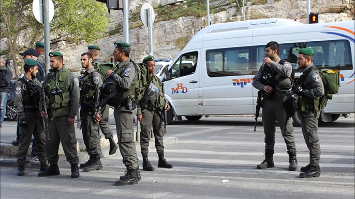 Palestinian Injured by Israeli Forces Near Jerusalem
