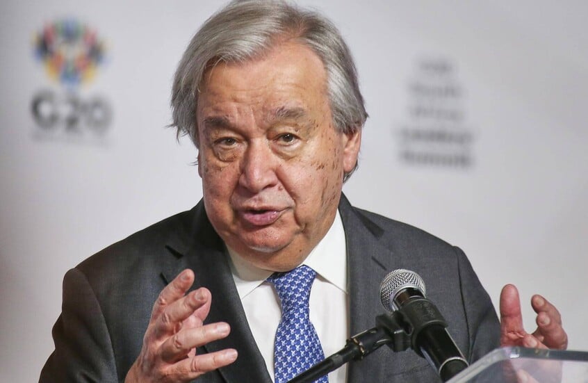 Guterres Urges End to Occupation of Palestinian Territory