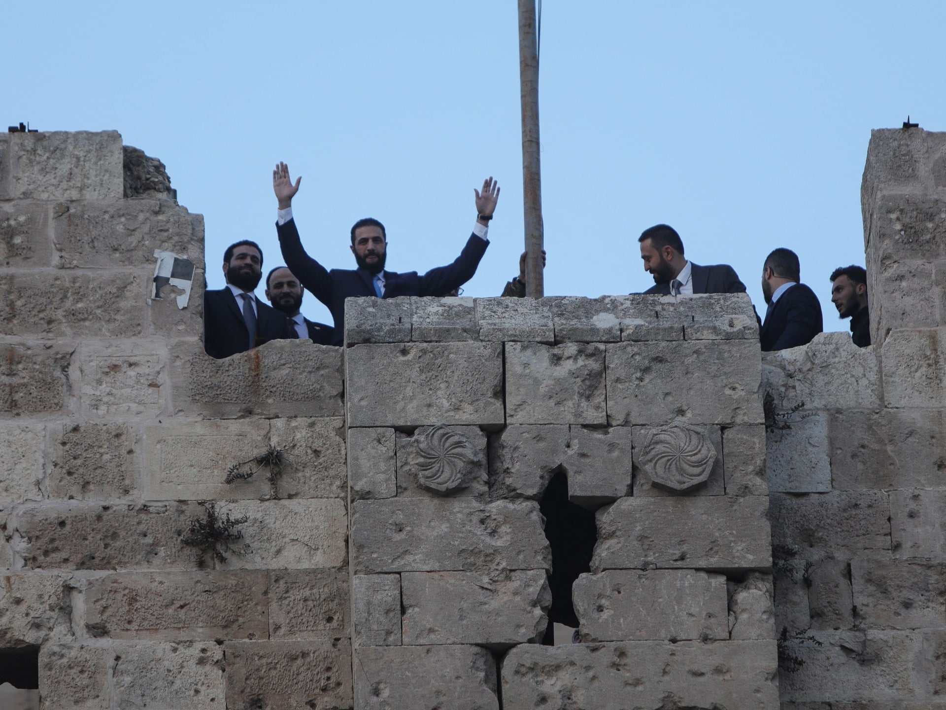 President Al-Share’ Visits Aleppo on Liberation Anniversary