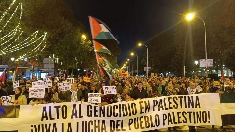 Spain: Pro-Palestine Rallies Sweep Across 40+ Cities