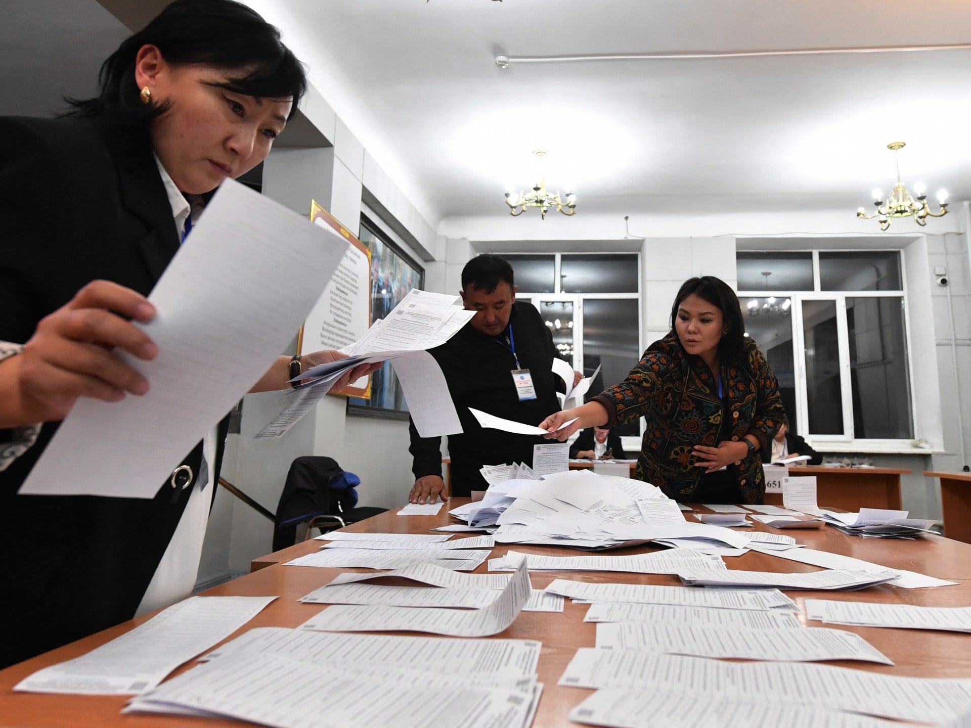 Japarov Allies Dominate Kyrgyz Parliamentary Elections