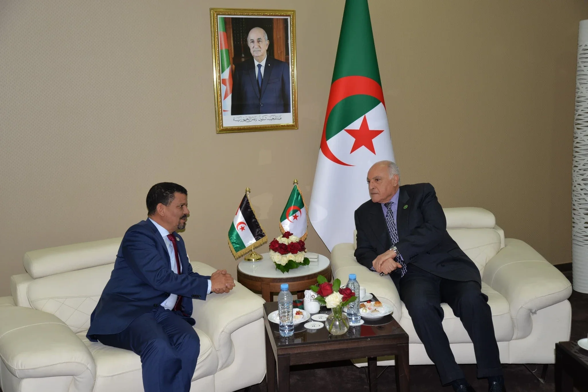 Ataf Welcomes Sahrawi Counterpart to Algiers
