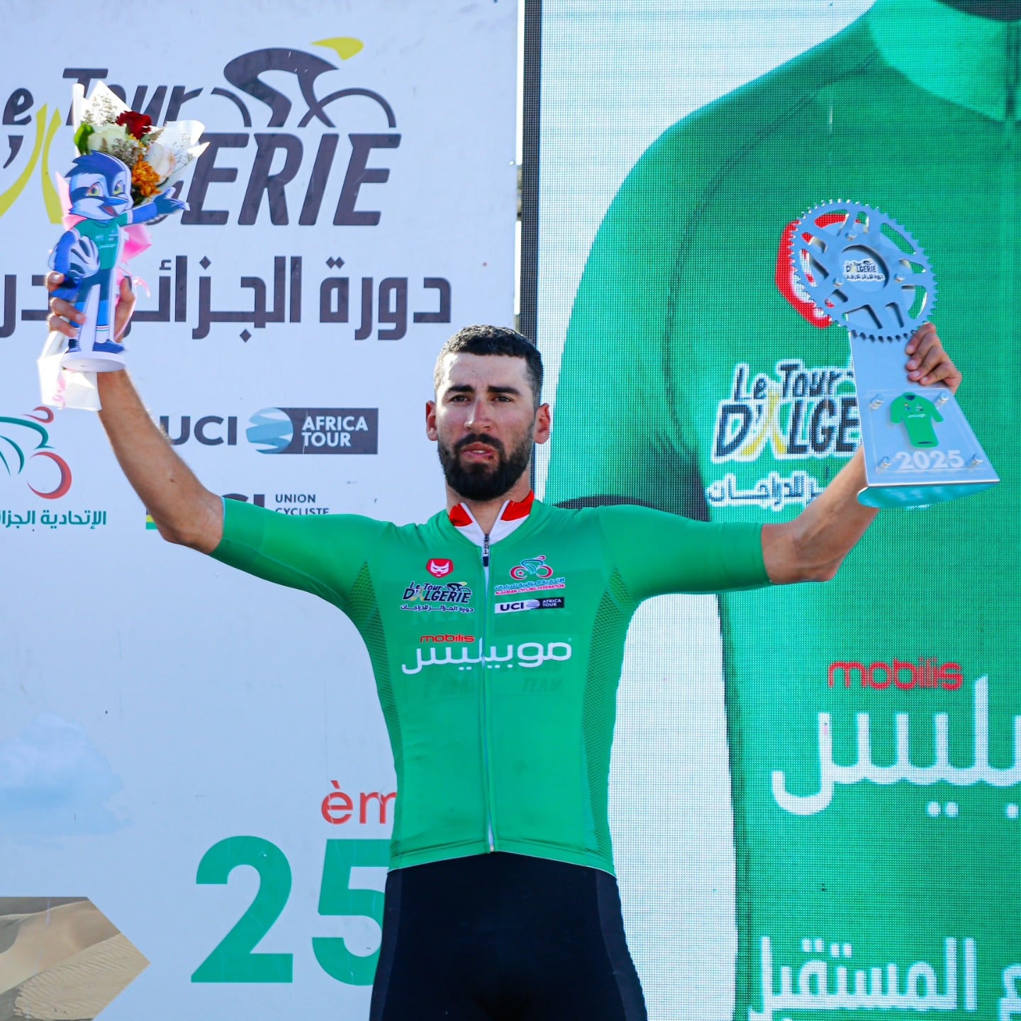 Algerian Cyclist Yacine Hamza Ranked Fifth Best in Africa