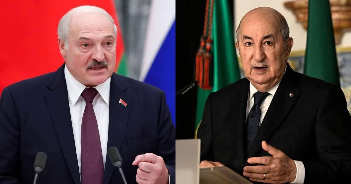 President Tebboune Welcomes Belarusian President to Algiers