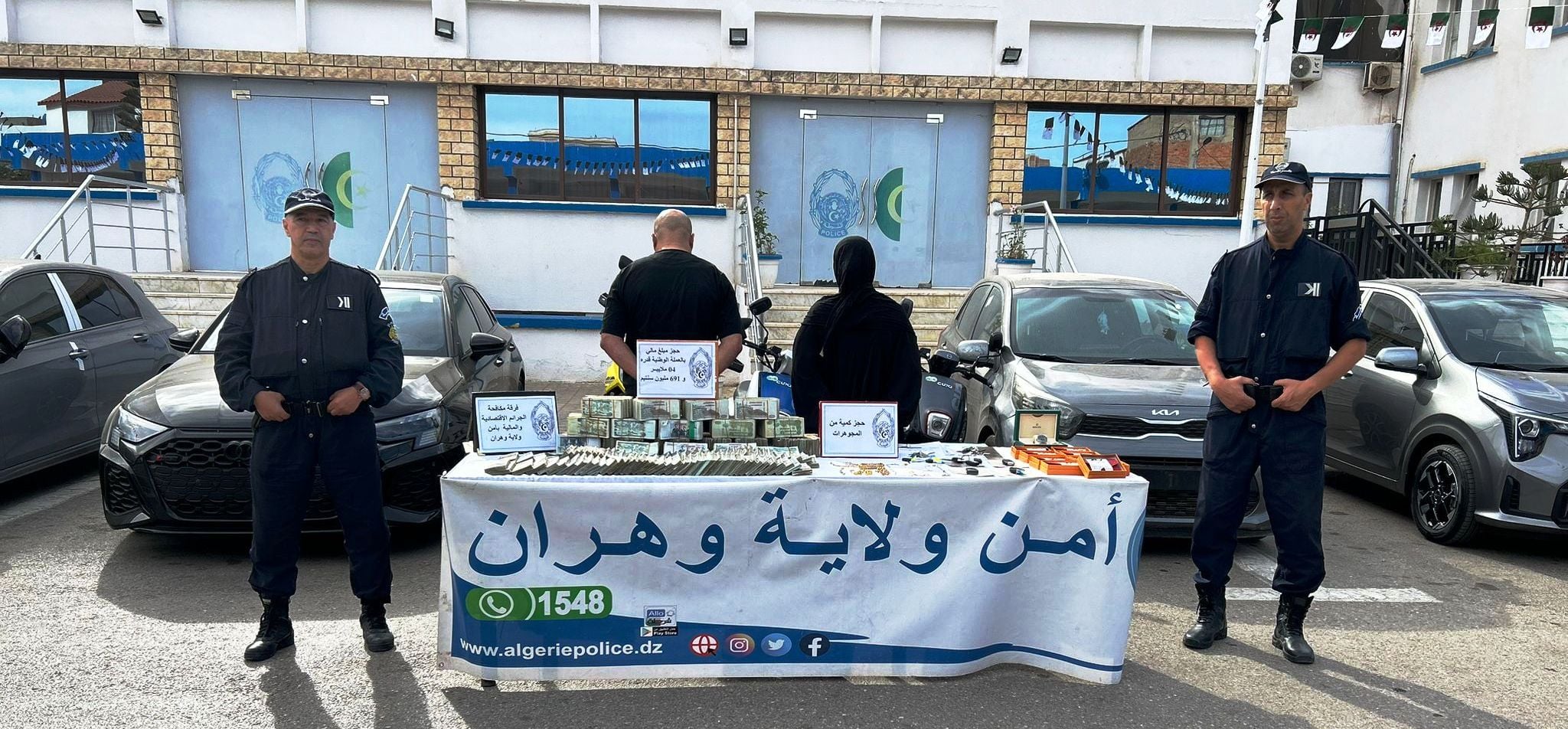 Oran: Duo Arrested in Massive Money Laundering Bust