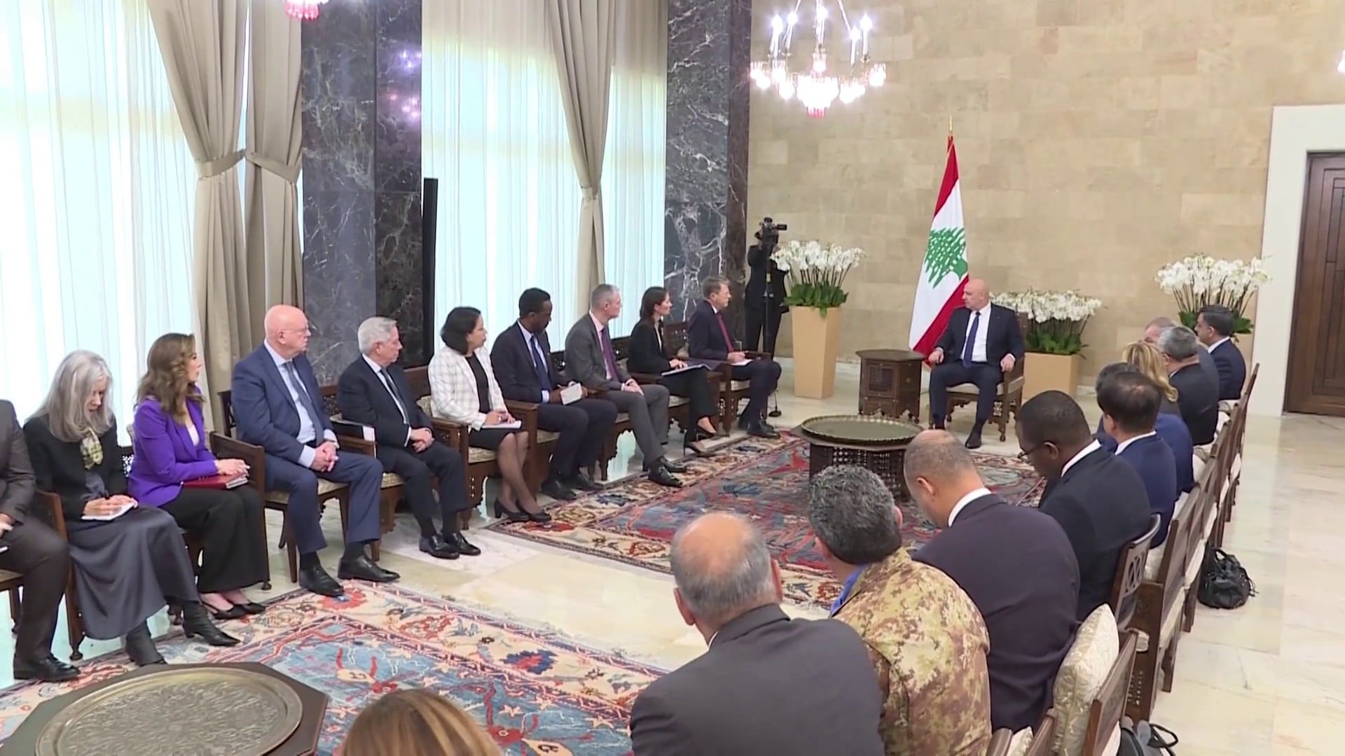 President Aoun Urges UN Pressure on Israel to Withdraw from Lebanon