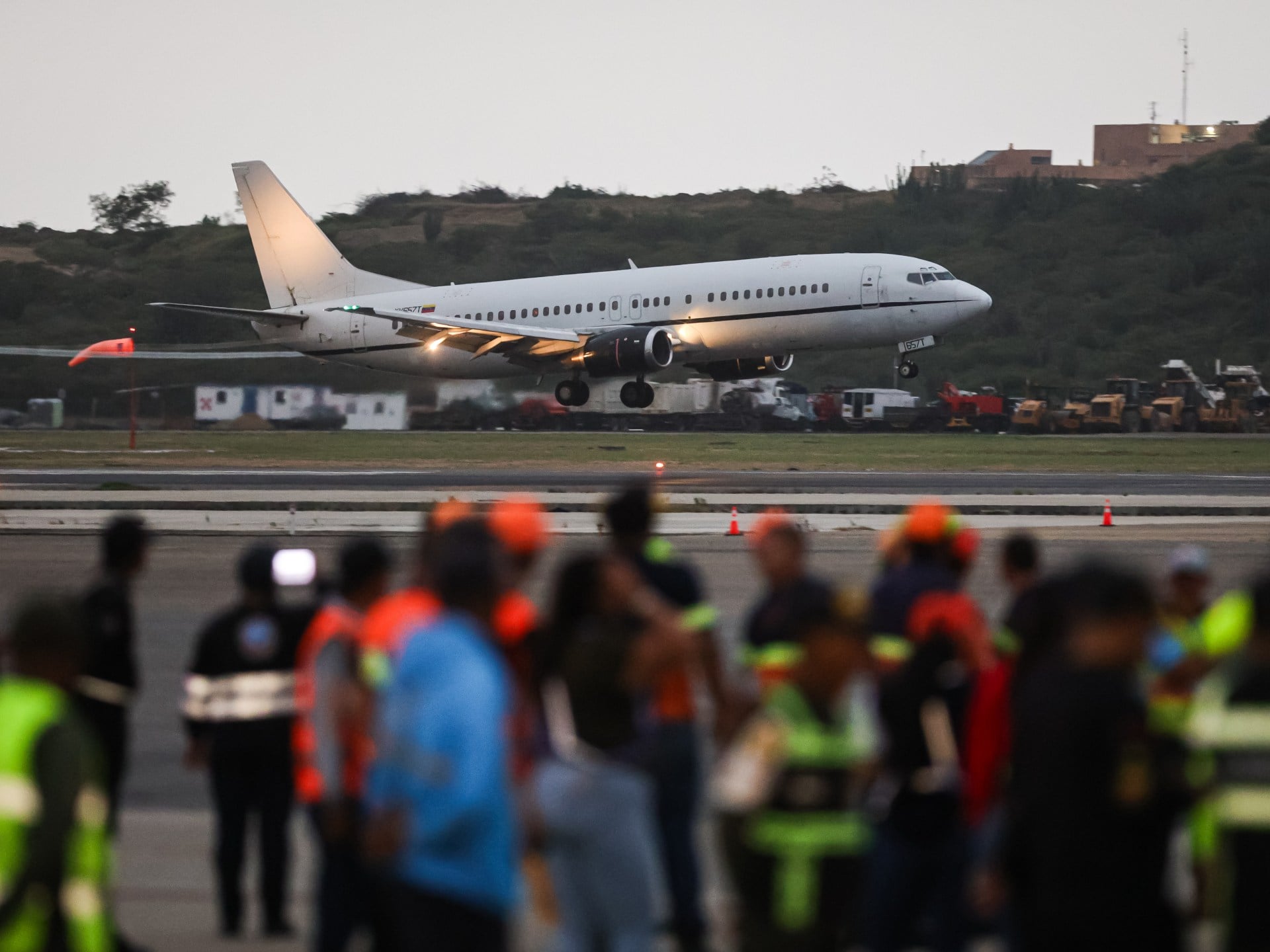 US Plane Lands in Caracas Carrying Venezuelan Migrants