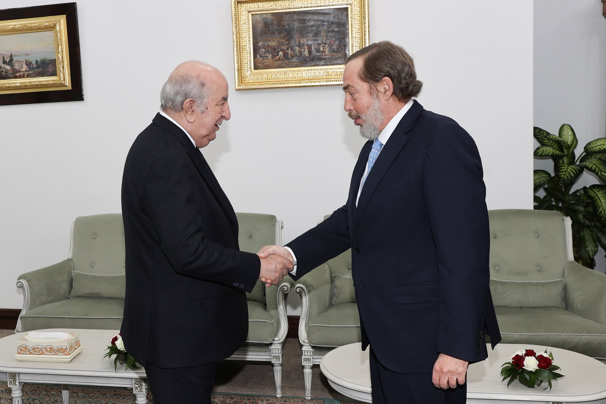 President Tebboune Receives Outgoing Spanish Ambassador
