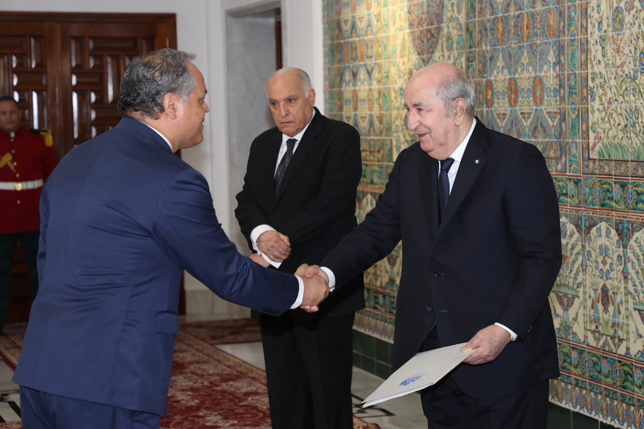 President Tebboune Receives Credentials from New Ambassadors