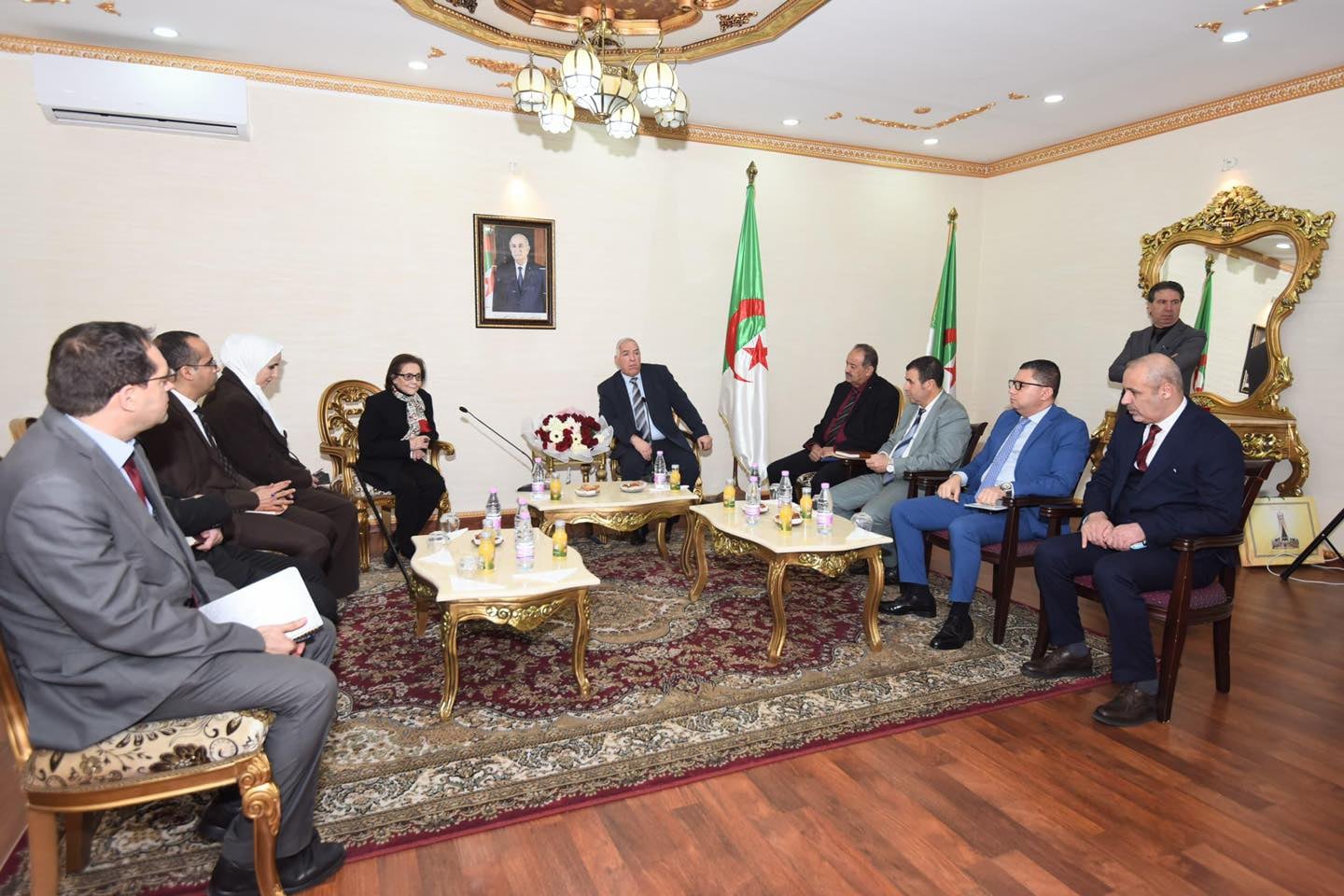 Minister Honors Freedom Fighter Djamila Bouhired