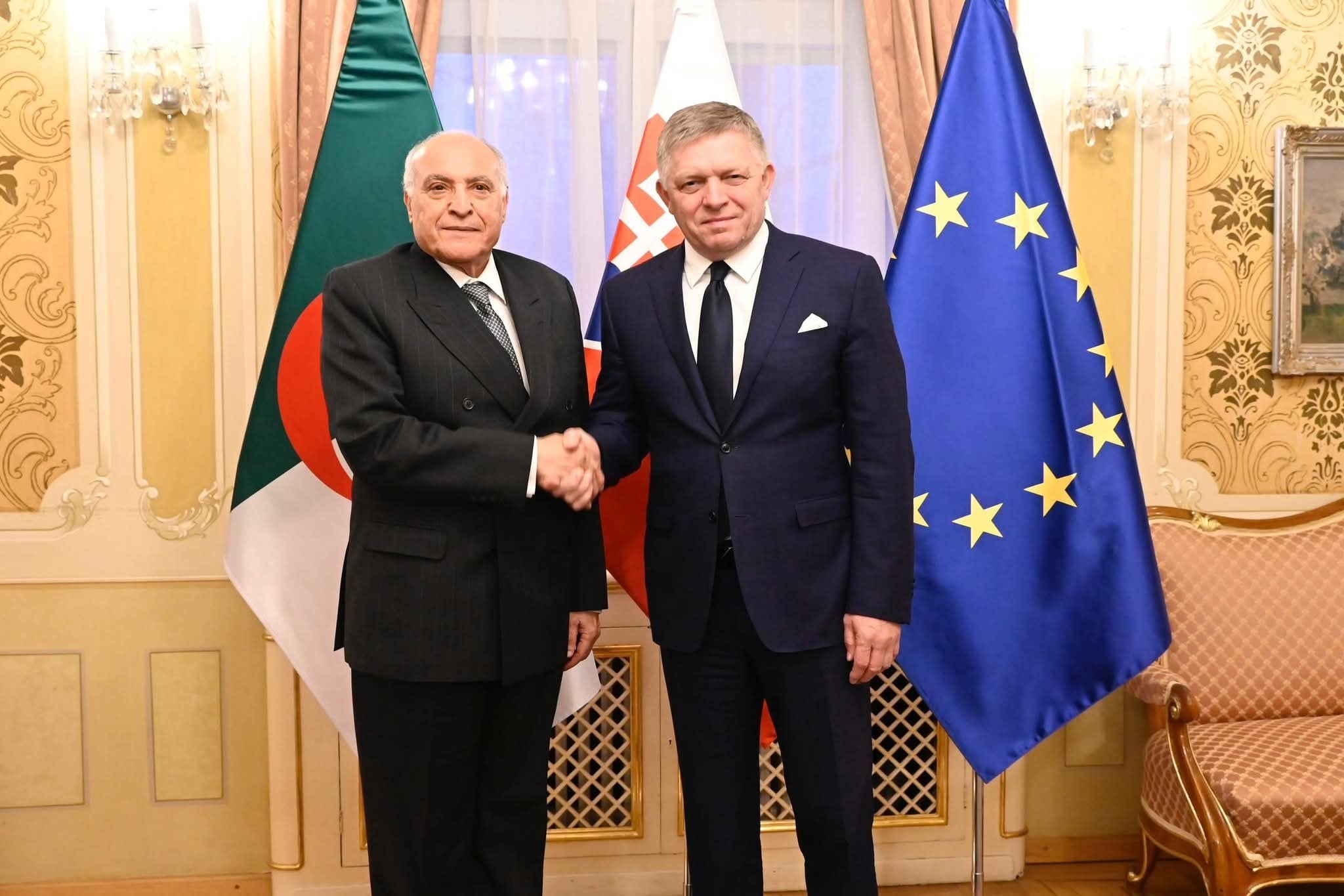 Minister Attaf Received by Slovak Prime Minister