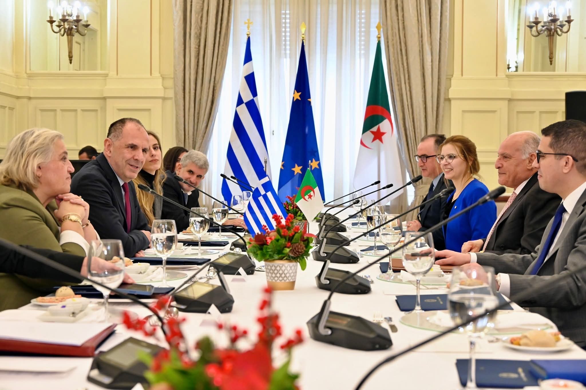 Algeria and Greece Hold High-Level Talks in Athens