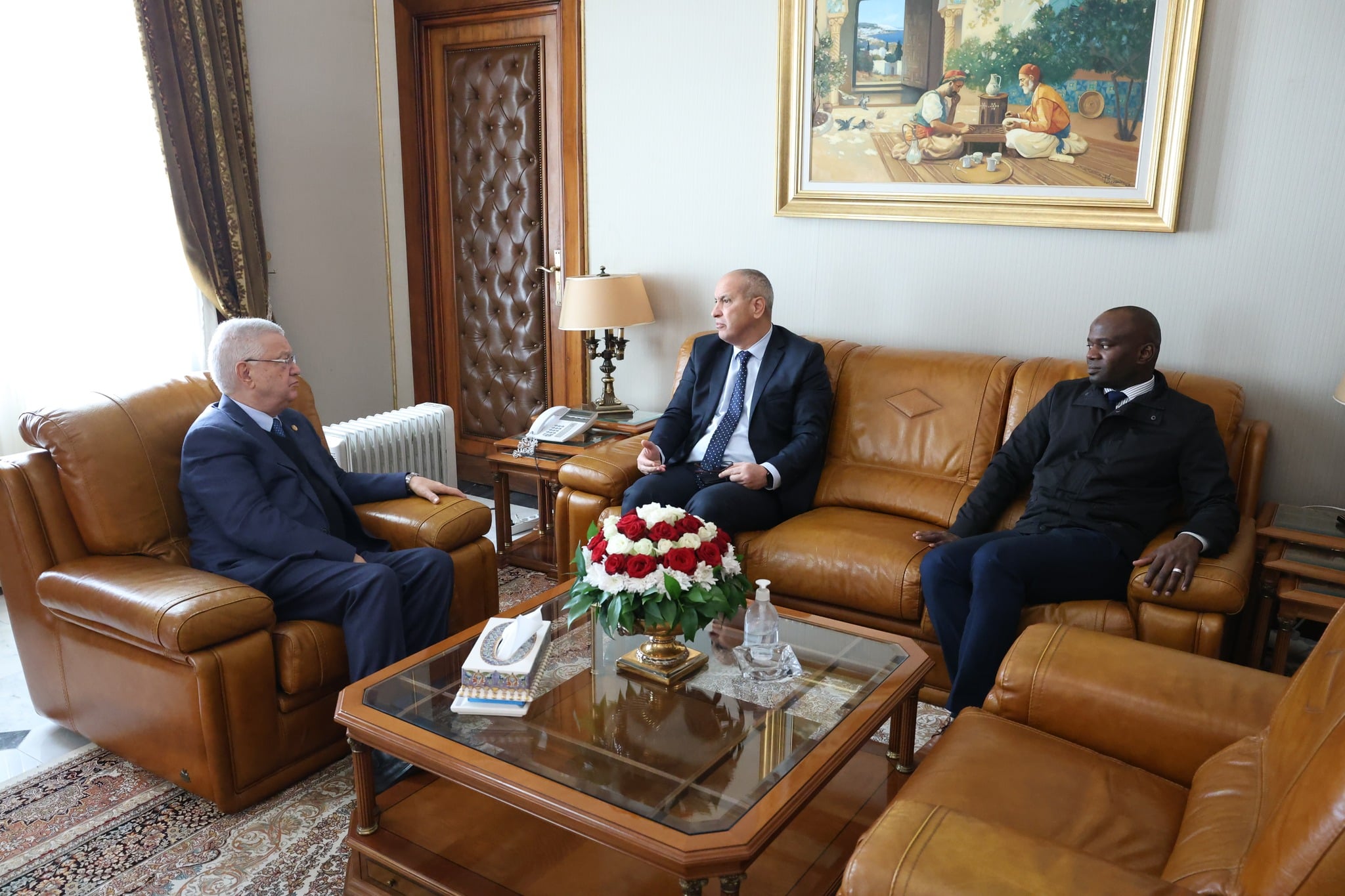 Senate President Nasseri Meets Interim Elections Authority Head