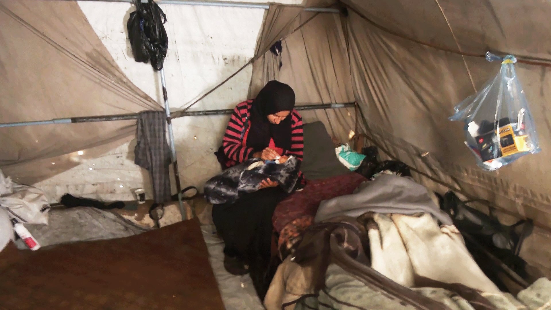Severe Weather Compounds Plight of Displaced Gazans
