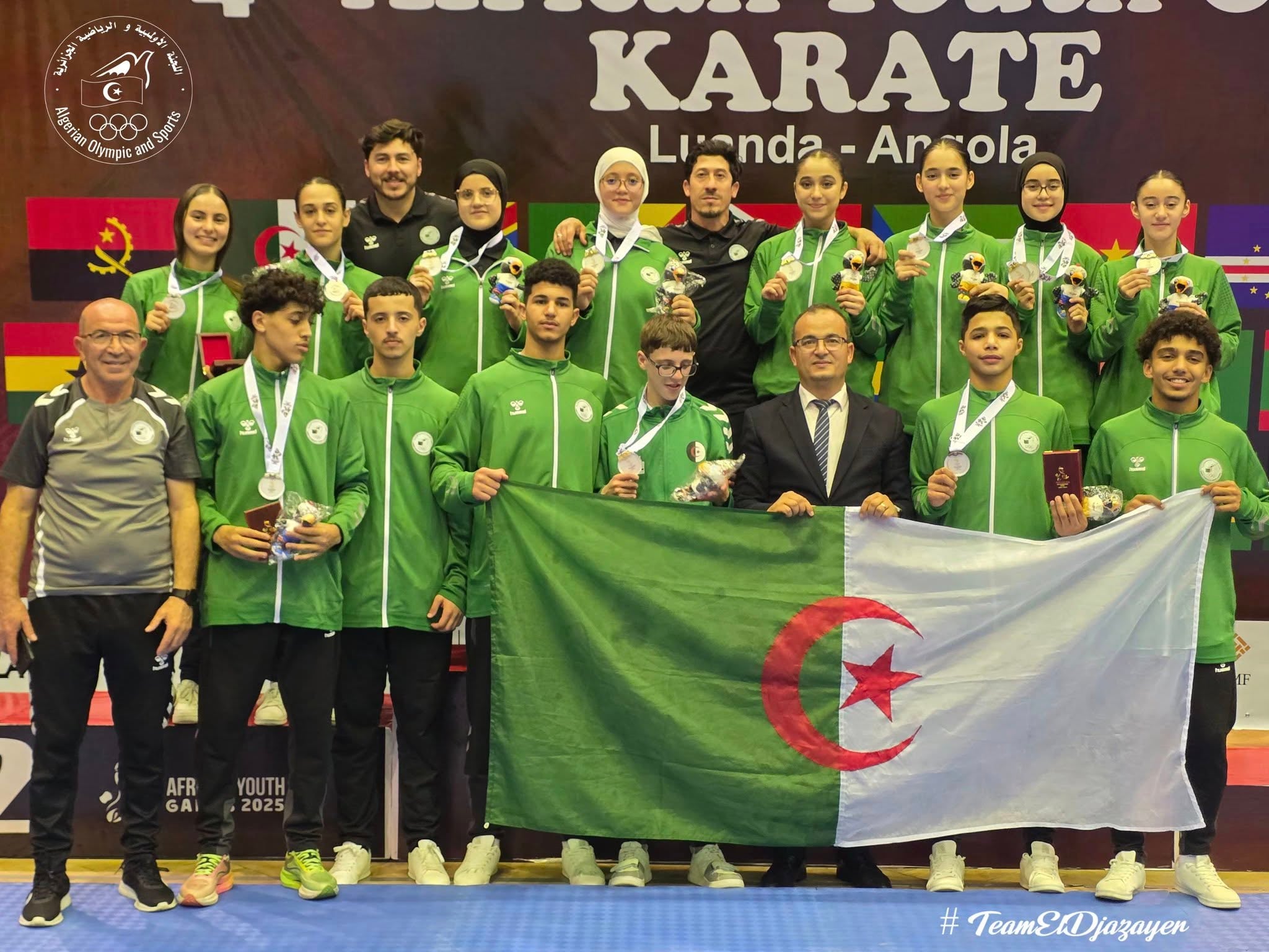 Algerian Karate Team Dominates African Youth Championship
