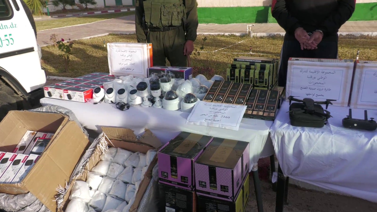 National Gendarmerie Seizes Arms, Drone in Sidi Khouiled Raid