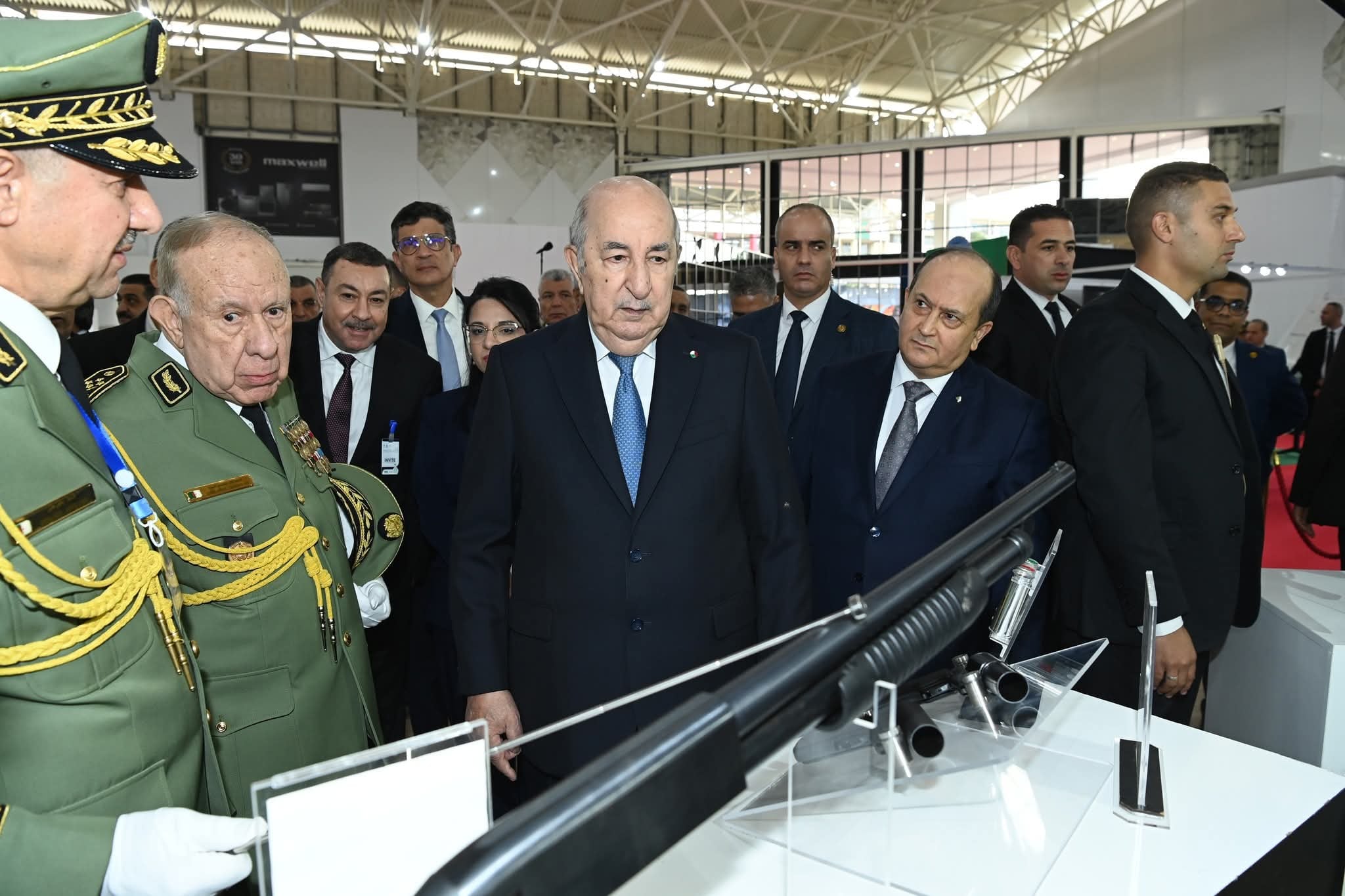 President Tebboune Tours National Industry & Defense Expo