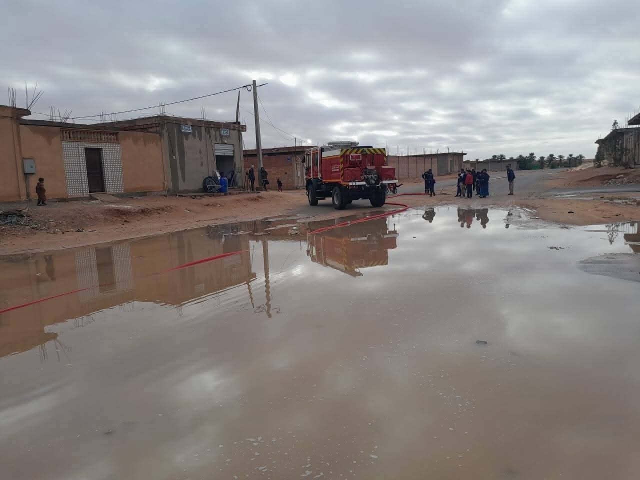 Civil Protection Intervenes as Storms Hit Several Algerian Regions