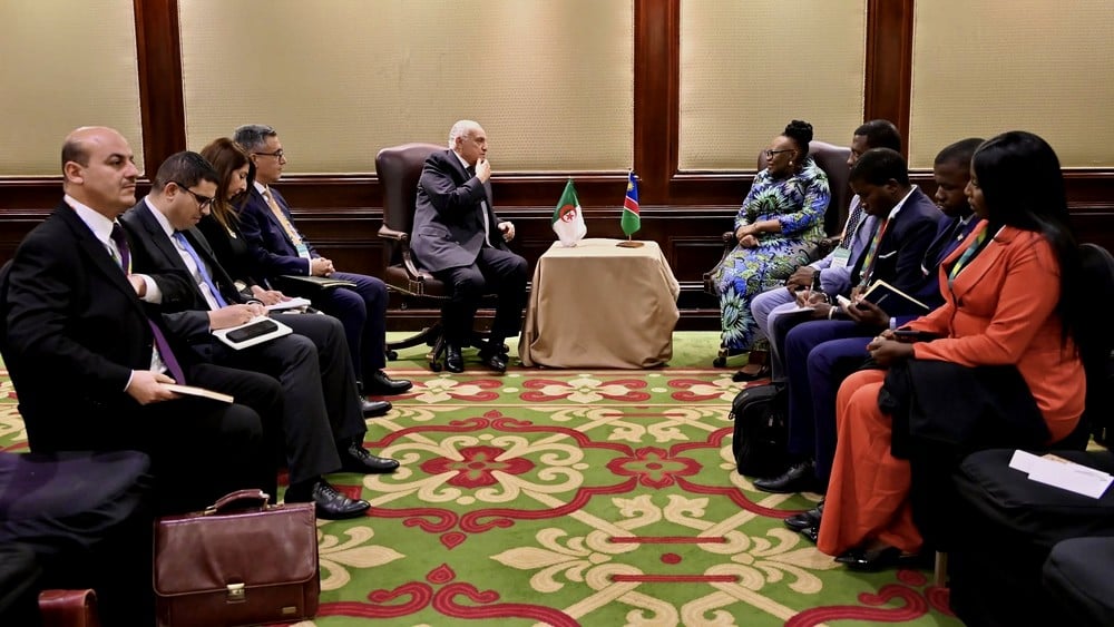 Minister Attaf Engages with Namibian Counterpart in Cairo