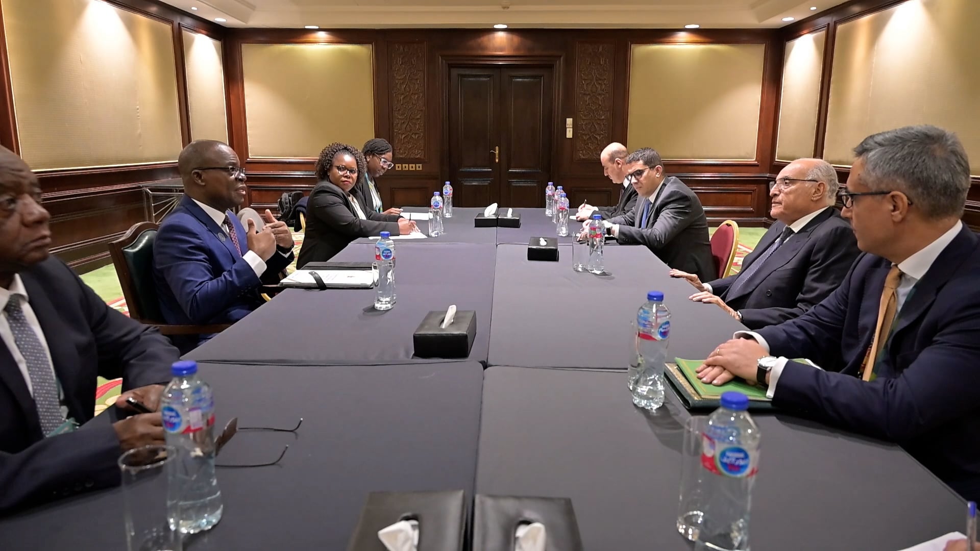 Attaf and Zimbabwean Counterpart Discuss Enhanced Cooperation in Cairo