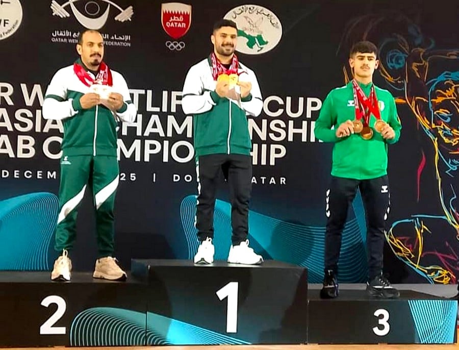Algerian Weightlifter Kaci Chaabi Dominates Arab Championships